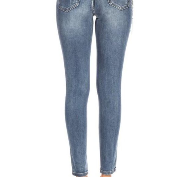 Diamond Blue Skinny Jeans - Picture 6 of 6